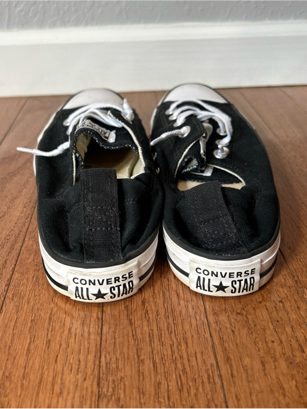 Converse Shoreline Sneakers Slip On Shoes Women’s Size 9 Black - Picture 7 of 9